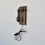 Opviq Lámpara de pared Pp173 Madera y Negro
